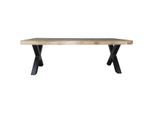 Home67 Eettafel deks 180 cm x-poot