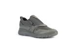 Geox D Zosma B Suède Damessneakers Donkergrijs