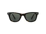 Ray-ban rechthoek unisex schildpad groen gepolariseerde zonnebril