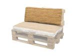 Unique Living | palletkussen rana | outdoor collectie | lichtbruin | 40x120x12cm