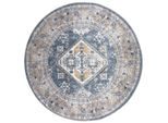 Veer Carpets Vloerkleed laria blue 4 rond ø200 cm