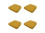 Madison wickerkussen 48x48 - beige recycled canvas 4 stuks