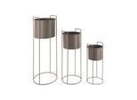 Present Time plant pot set essence donker