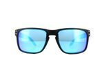 Oakley Rectangle Mens Matt Black Prizm Sapphire polarisierte Sonnenbrille
