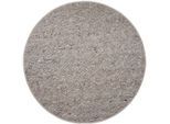 Veer Carpets Vloerkleed steve donker beige rond ø200 cm
