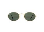Ray-ban zonnebril ovaal 3547N 001 Gold Green G-15
