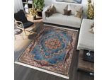 Muratap Isfahan oosters vloerkleed nain laagpolig klassiek vintage tapijt / multi- 300x400 cm