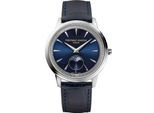 Frédérique Constant Moneta Moonphase Blau Unisex Armbanduhr FC-206N3S6