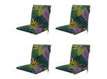 Madison stapelstoelkussen iven green ca. 97x49 cm set van 4