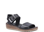Hush Puppies Dames/dames Ellie leren wig sandalen (Zwart)