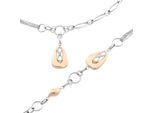 Orphelia Damen-Set aus 925er Sterlingsilber: Kette + Armband – Silber/Rosé SET-048