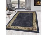 Muratap Fiesta wasbaar vloerkleed laagpolig gold design - woonkamer tapijt