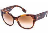 Burberry Cat Eye Acetaat Dames Zonnebril Licht Havana / Bruin Gradueel