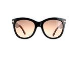 Tom Ford zonnebril Wallace FT0870 05F Zwart Havana Brown Gradiënt