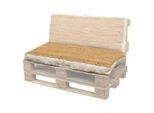Unique Living | palletkussen rana | outdoor collectie | lichtbruin | 80x120x12cm