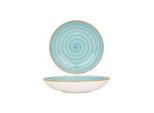 Bonna Diepbord aqua porselein 25 cm (1300cc) set van 6