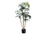 Kopu ® kunstplant monstera variegata 110 cm 38 bladeren gatenplant