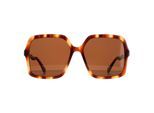 Chloe Square Dames Havana Bruin CH0086S Zelie