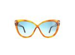 Tom Ford Zonnebril 0511 Arabella 53W Blonde Havana Blauw Verloop