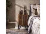 Hoyz Hoyz set van 2 nachtkastjes tweak massief mangohout - 40x30x60