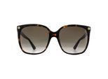 Gucci Cat Eye Dames Havana Gray Gracient zonnebril