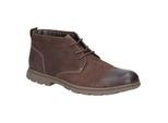 Hush Puppies Herren Tyson Chukka Nubukleder Stiefel (Braun)
