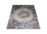 Veer Carpets Vloerkleed viola antraciet 200 x 200 cm