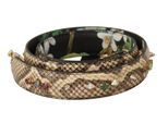 Dolce & Gabbana Elegante Beige Pythonleren Schouderband voor Dames