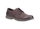 Hush Puppies Heren Trevor leren Oxfords (Bruin)