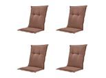Madison kussen lage rug panama - 105x50x6cm set van 4