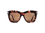 Tom Ford zonnebril Dasha FT0822 56E Pink Havana Brown