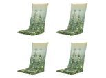 Madison kussen hoge rug amelie - 123x50x5cm set van 4