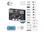MNTL Magnetische autobaan set 72-delig