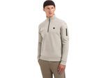 No Excess Sweater half zip brushed clay