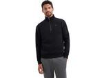 No Excess Sweater half zip brushed black