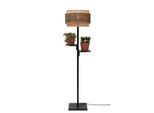 Good&Mojo Vloerlamp bhutan zwart/bamboe Ø40x160cm