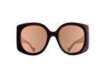 Gucci GG1257S 002 donker havana bruin zonnebril