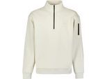 No Excess Sweater half zip chalk