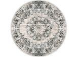 Veer Carpets Vloerkleed viola antraciet rond ø160 cm