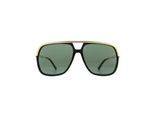 Gucci Zonnebril GG0200S 001 Zwart En Goud Groen