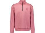 No Excess Sweater half zip old pink