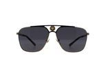 Versace VE2238 143687 gouden en matzwarte donkergrijze zonnebril