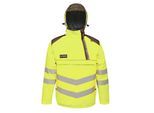 Regatta Heren Tactisch Hi Vis Waterdicht Reflecterend Bommenwerperjasje voor het hoofd (Geel/Grijs)