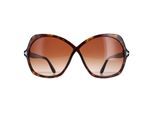 Tom Ford Rosemin FT1013 52F donker havana bruin gradiÃ«nt zonnebril