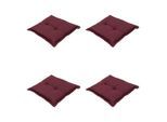 Madison zitkussen panama bordeaux ca. set van 4