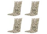 Madison kussen hoge rug elisa - 123x50x5cm set van 4