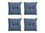 Madison zitkussen panama safier blue ca. set van 4