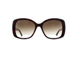 Gucci Vlinder Dames Havana Bruin Gradient Zonnebril