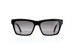 Saint Laurent Rechteckige Unisex-Sonnenbrille mit glänzendem schwarz-grauem Farbverlauf