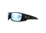 Oakley Wrap Heren Mat Zwart Prizm Diep Water Gepolariseerde Zonnebril
